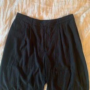 2 DAYS ONLY black Abercrombie and Fitch trousers